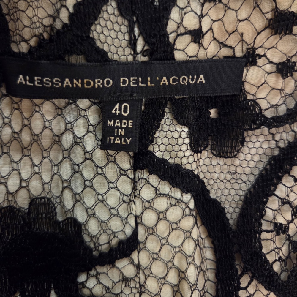 Alessandro Dell'Acqua Khaki Tan Cotton Matching Blazer and Pencil Skirt Set! - Picture 5 of 11